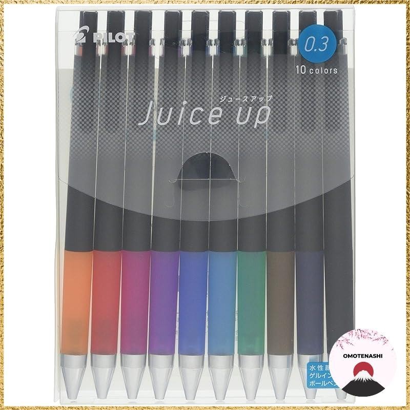 PILOT Pilot Gel Ballpoint Pen Juice Up 0.3 10 Colors LJP200S3-10C
PILOT Pilot Gel Ballpoint Pen Juic