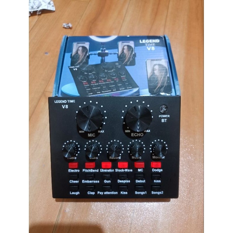 New stock bluetooth V8 การ์ดเสียง ใช้ได้กับ smule บันทึก สด และอื่นๆ
