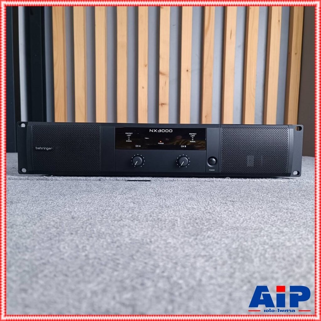 BEHRINGER NX-3000 POWERAMP ของแท้ NX3000 POWER AMP เพาเวอร์แอมป์ Class D มีกำลังขับ 2 x 1500 วัตต์ i