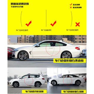 4PCS Universal Car Door Protector Edge Scratch Anti-collision Protector Clause PVE รถขอบประตู Protector