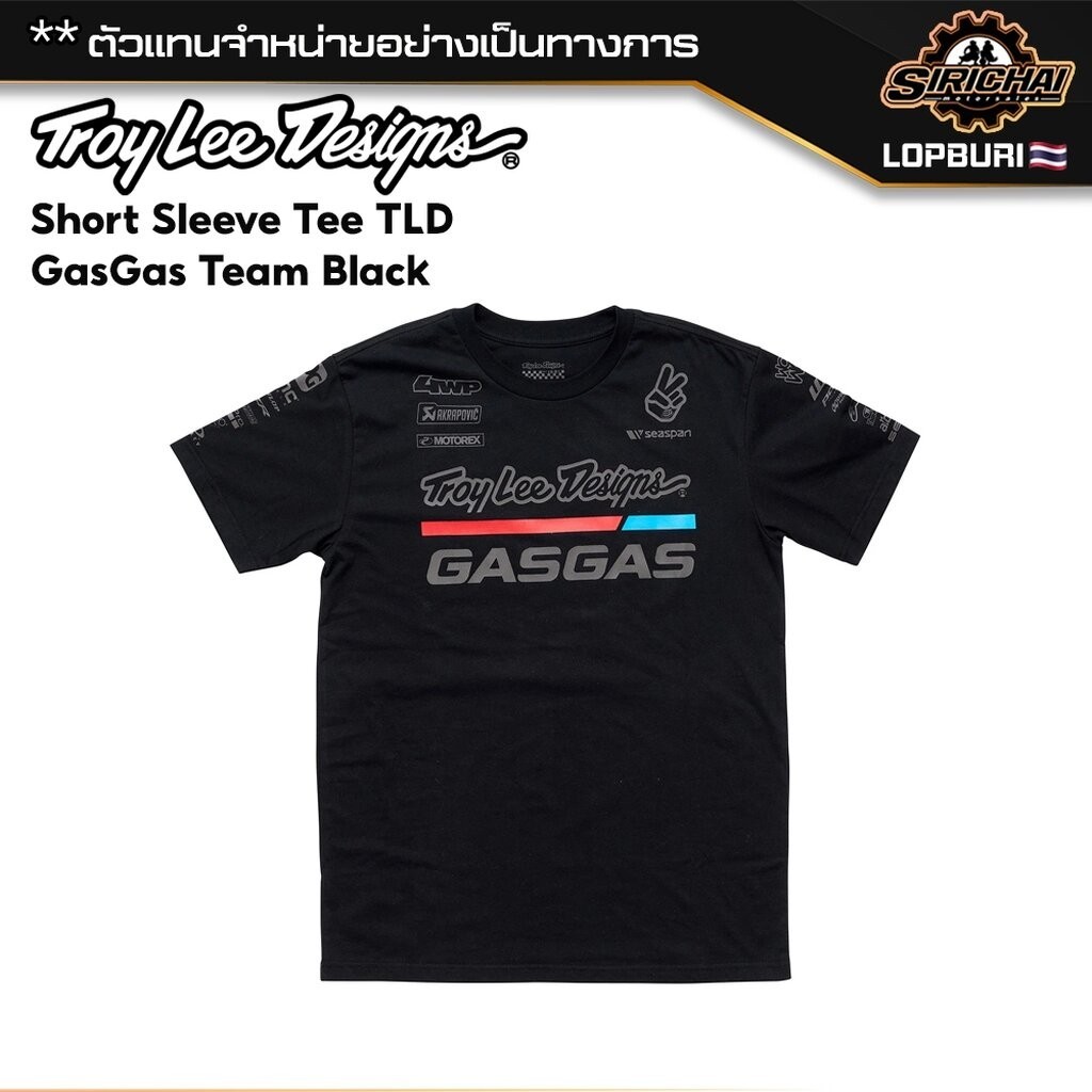 เสื้อยืด Troy Lee Designs Short Sleeve Tee TLD GasGas Team Black ของแท้ 100%✅