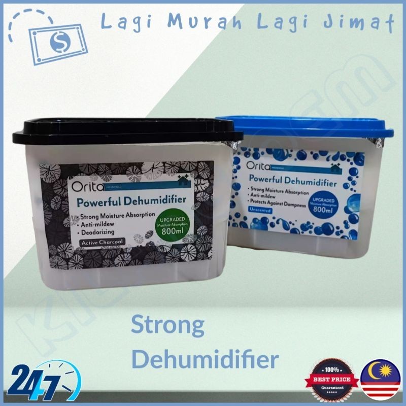 Orita 800ml Penyerapan Lembapan Kuat Rumah เครื่องลดความชื้นที่แข็งแกร่งการดูดซับความชื้น Deodorizin
