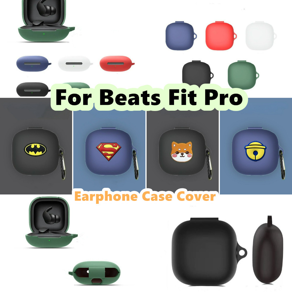 สําหรับ Beats Fit Pro Case Casing Soft Silicone Headphone Case การ์ตูนรูปแบบนวัตกรรม