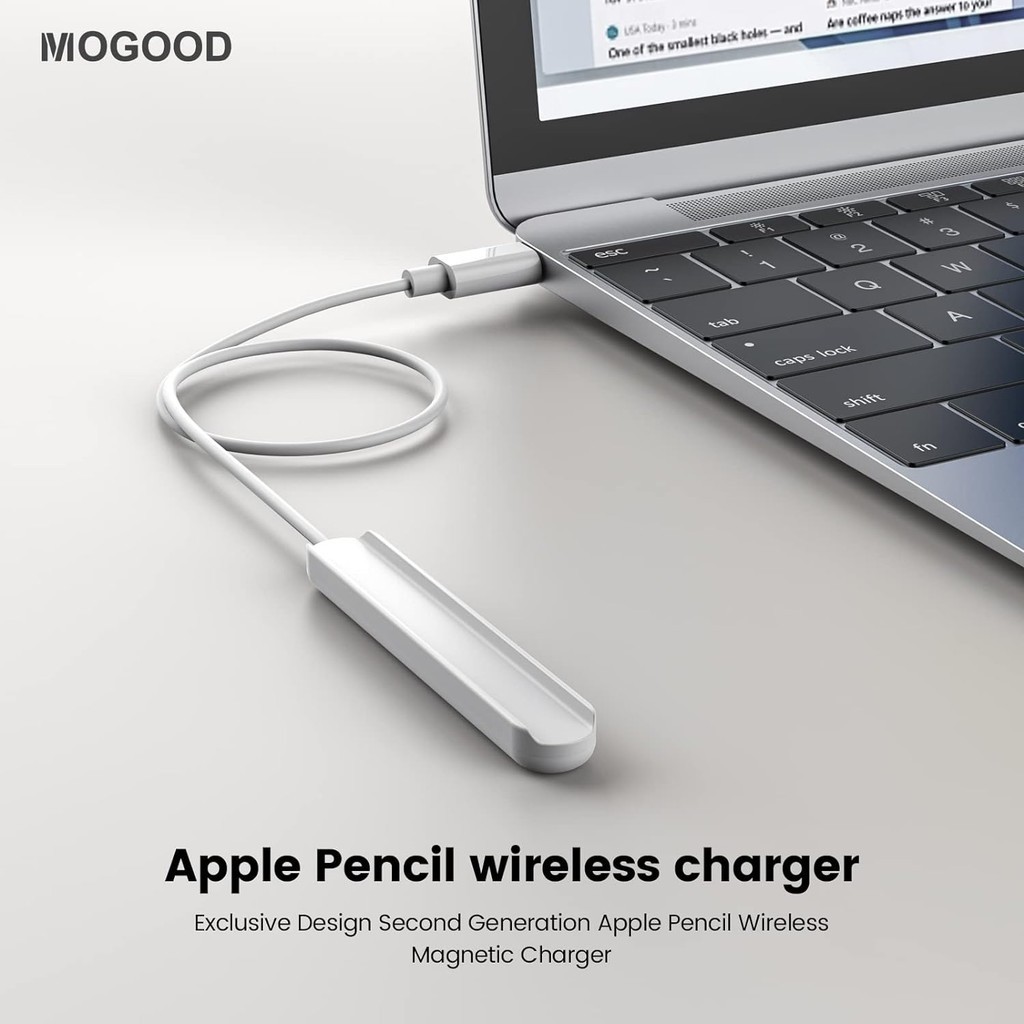 ปากกาสไตลัส 2nd Generations Wireless Charger Capacitive Pen Charger สําหรับ Apple Pencil ชาร์จ IPad Pencil Charger อุปกรณ์เสริม