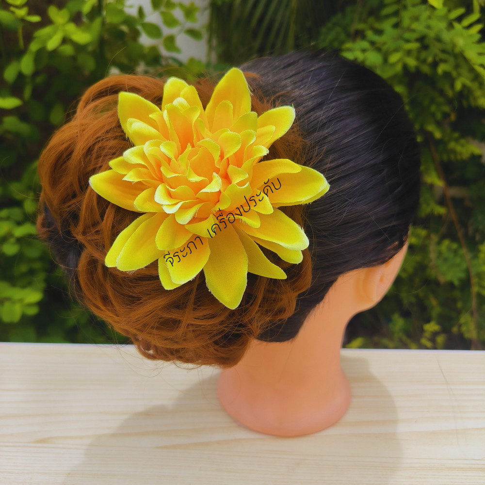 กิ๊บติดผมดอกไม้ ดอกไม้ประดับผม กิ๊บดอกไม้ พร้อมส่ง - รูปที่ 3