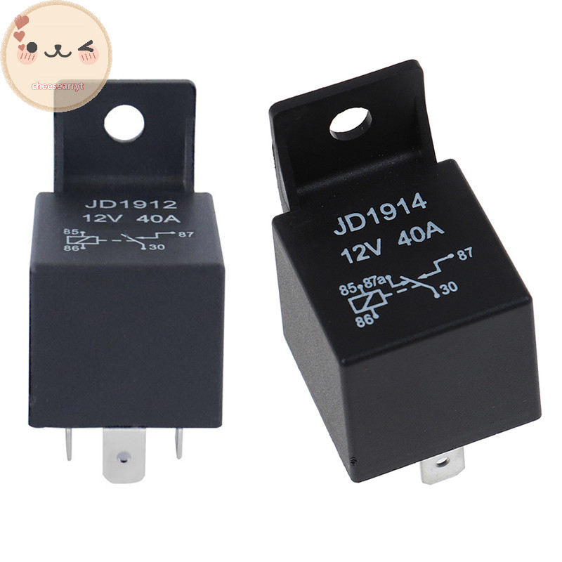 Chee 4 5 Pin 4P 5P 40A รีเลย์รถยนต์กันน้ํา Long Life รีเลย์ยานยนต์ปกติเปิด 12V/24V รีเลย์สําหรับเครื่องปรับอากาศ EN