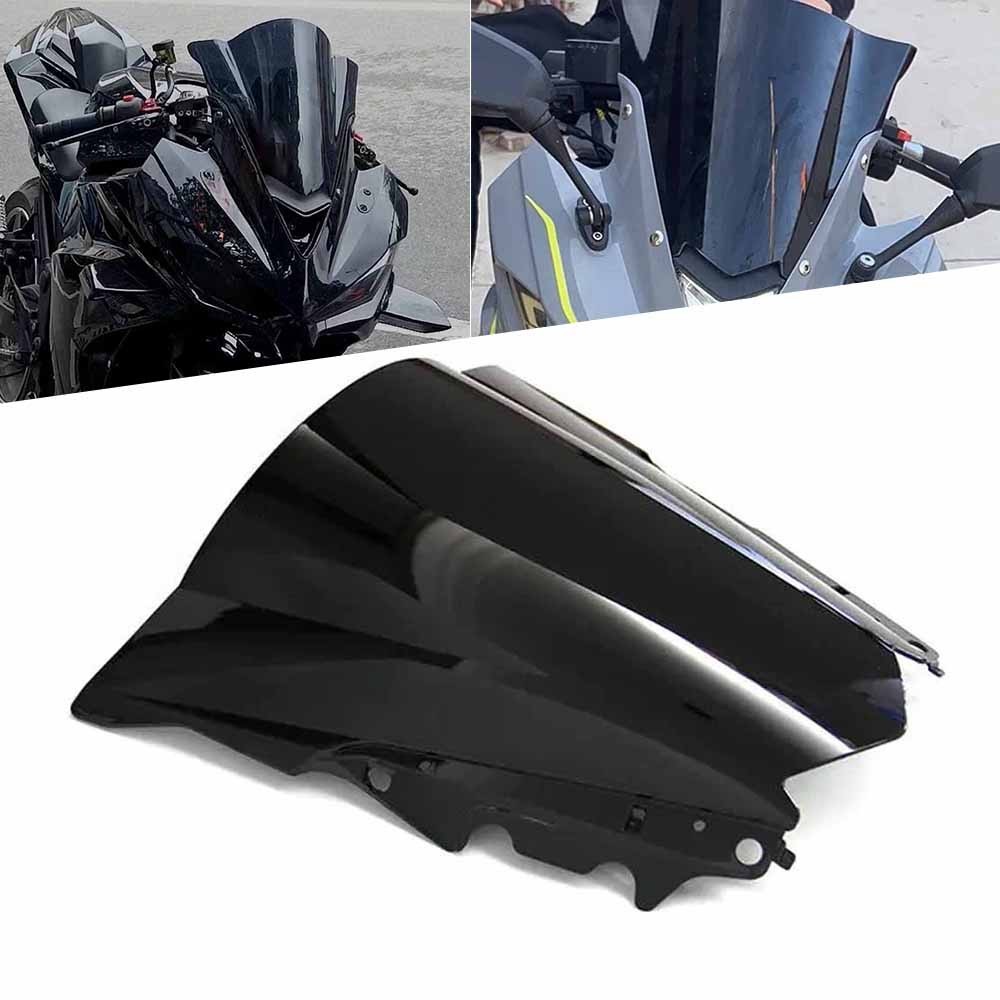 YZF R3 R25 กระจกรถจักรยานยนต์กระจกสําหรับ Yamaha YZF-R3 YZF-R25 YZFR3 YZFR25 2015 2016 2017 Wind Def