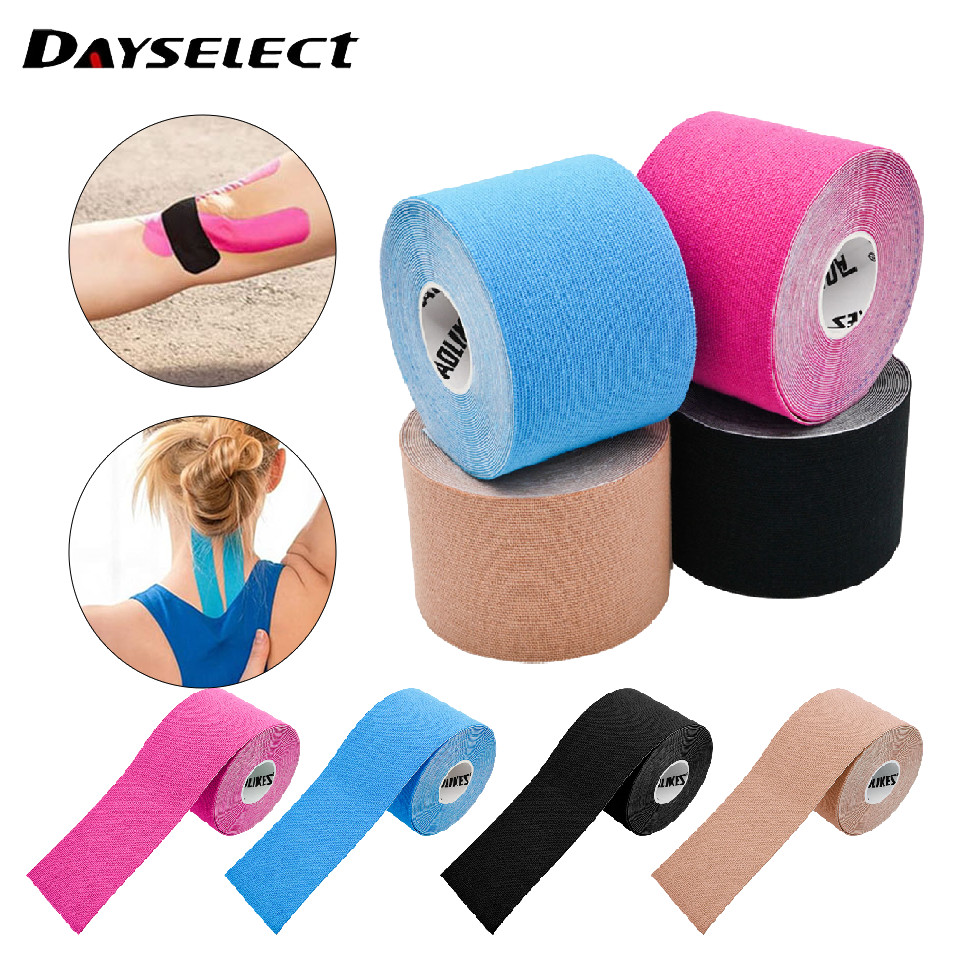 Dayseelect 5*5M Breathable Sport Muscle Patch Bandage Intram Muscle Effect ไหล่ข้อเท้าเอวเทป