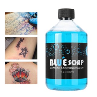 500 มล.สบู่เหลว ทําความสะอาดผิวหลังการสัก น้ำยาทำความสะอาดรอ…