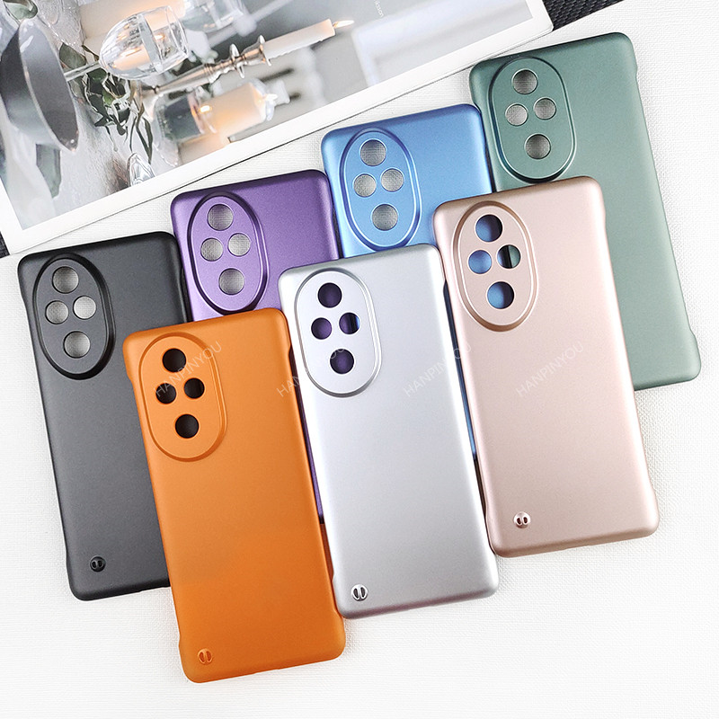 หรูหรา Ultrathin เคสโทรศัพท์สําหรับ Honor 300 Ultra 200 100 90 Pro GT 5G ป้องกันลายนิ้วมือสีเมทัลลิคไร้ขอบ Hard PC Cover