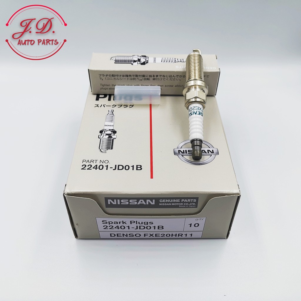 (ราคา/1/4หัว) หัวเทียนใหม่แท้ Nissan irridium March,Almera,Tiida,Sylphy,Note,Juke,Teana J32 2.0,2.5P