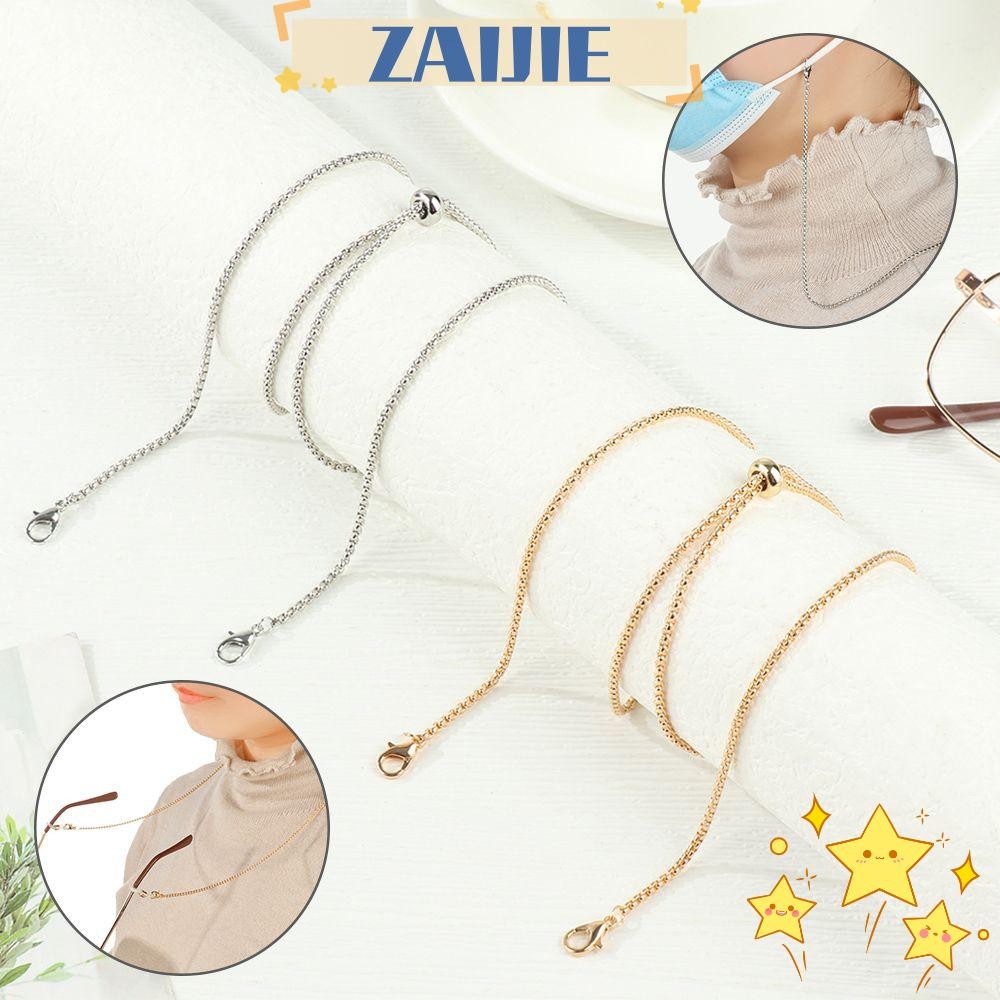 Zaijie24 สายโซ่คล้องแว่นตา ป้องกันการสูญหาย แฟชั่น