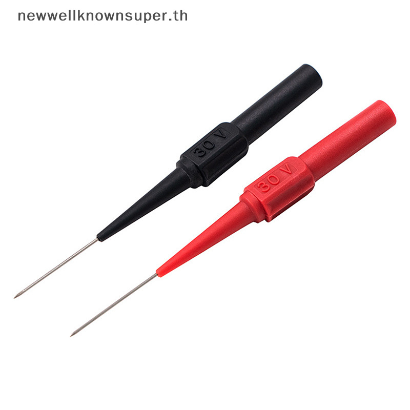 ใหม่ เครื่องมือวินิจฉัย มัลติมิเตอร์ ทดสอบ ตะกั่ว Extention Back Tip Probes SUPER