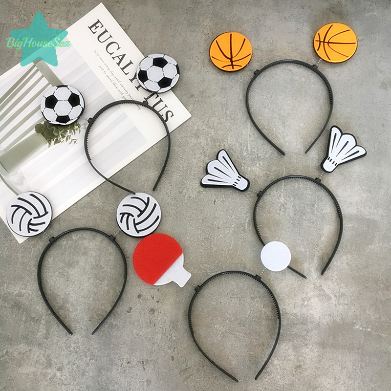 [BigHouseSea] 1pc บาสเกตบอลแบดมินตัน Headdress Thin Makeup Hairband กีฬาหน้ากากใบหน้า Headwear ผู้หญิงเลดี้สาวอุปกรณ์เสริมผมใหม่