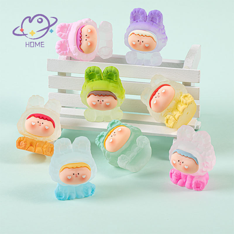 [mayhome] การ์ตูนgradient Lilithเครื่องประดับเล็กๆสําหรับงานฝีมือน่ารักเรซิ่นMiniature Love Heart Faceตุ๊กตาตกแต่งบ้านสําหรับเครื่องประดับทําเรซิ่นFigurines {TH}
