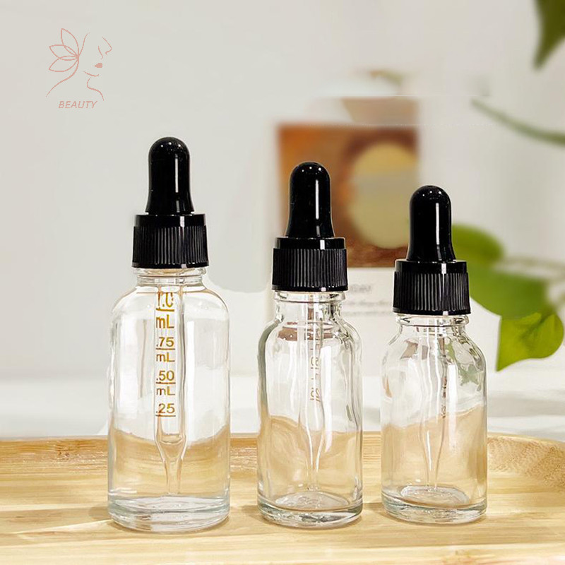 [maybeauty] ขวดหยดพร้อมสเกล Reagent Eye Drop ขวดปิเปตเหลวแก้วใสขวดรีฟิลเดินทาง {TH}