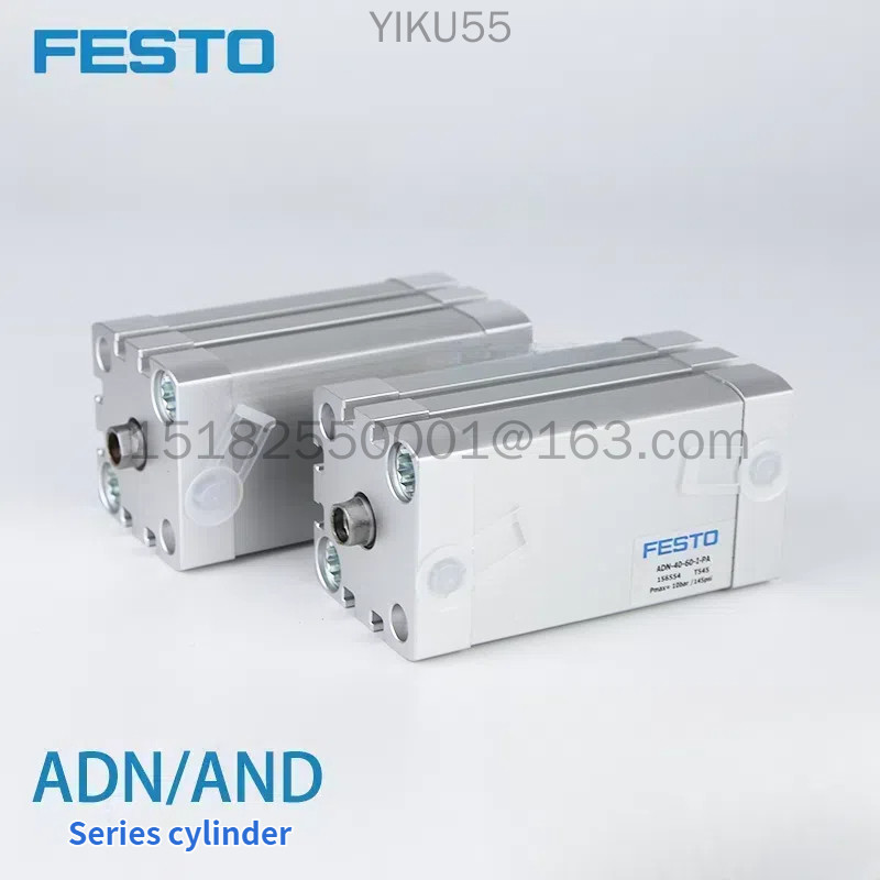 ADN20 เส้นผ่านศูนย์กลาง FESTO กระบอก ADN-205/10/15/20/25/30/35/40/50-IPA(APA) Mlc ADN-20-5/10/15/20/