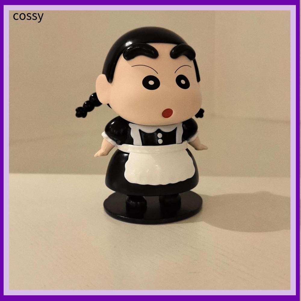 Cossy Crayon Shin-Chan ตัวเลขตุ๊กตา,น่ารักเดสก์ท็อปตกแต่งน่ารักอะนิเมะตัวเลข,เครื่องประดับรุ่น Q-Version ของเล่นเด็ก Crayon Shin-Chan เครื่องประดับ