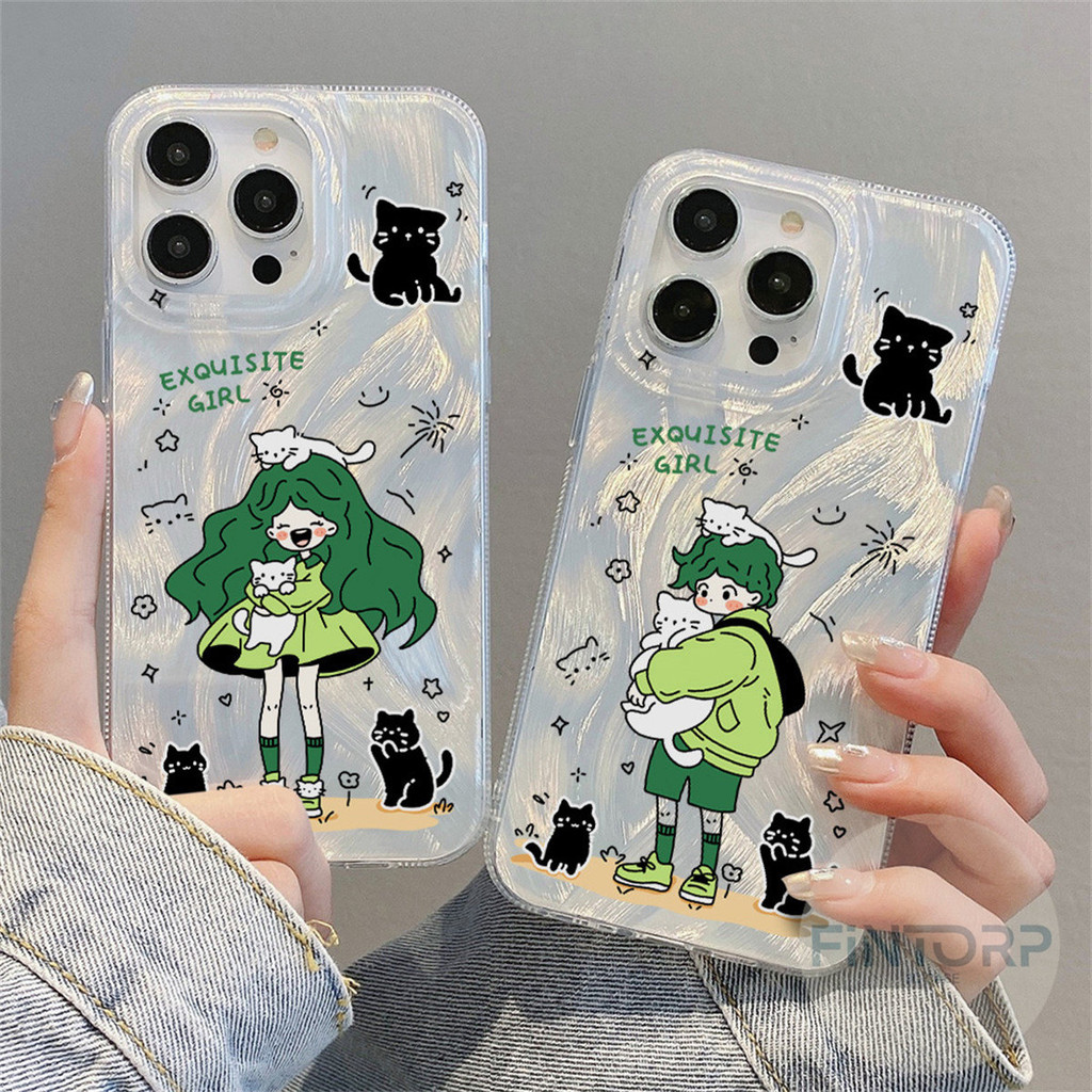 เคส for Xiaomi Redmi Note 13 Pro Redmi 13C 9A POCO X6 5G C55 เคสทรศัพท์ เคสกันกระแทกพลาสติกขนสีเงิน