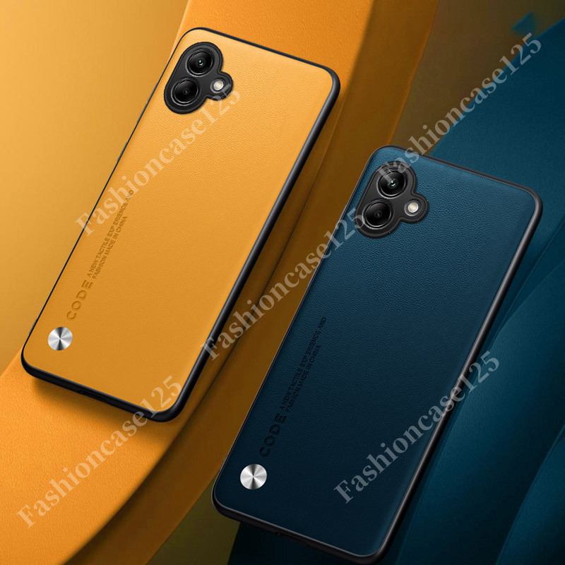 Samsung A06 5G 4GสําหรับSamsung Galaxy A06 5G 4G 2024 เคสโทรศัพท์ฝาหลังกันกระแทกกันชนหรูหราหนังแฟชั่นSoft TPU Edge All IncludeสีทึบAnti Drop