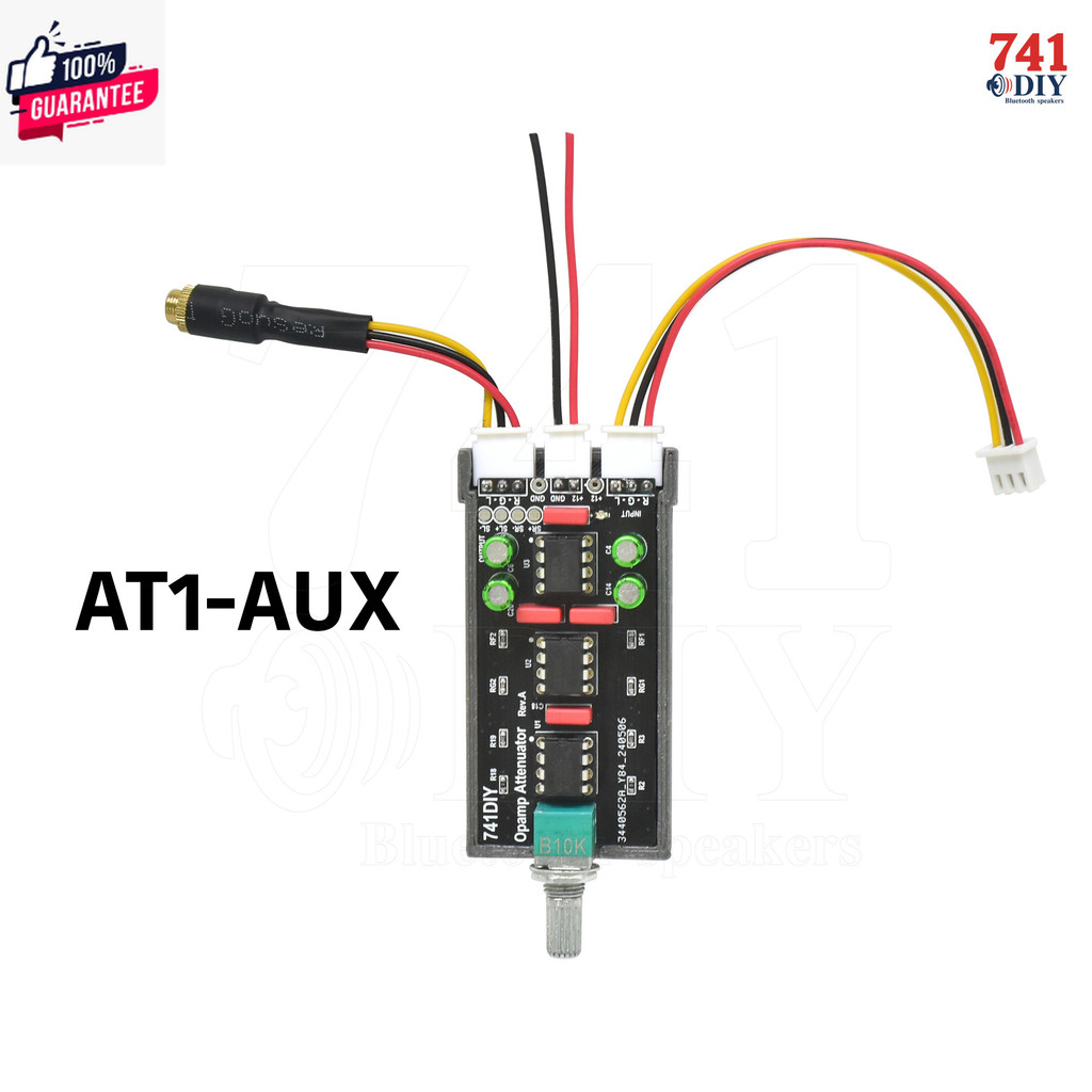 กล่อง AT-1 ใช้กั APTX2 ปรัลูทูธ QCC ให้แมชกัทุกแอมป์ กลางแหลมใส Opamp Attenuator by 741DIY