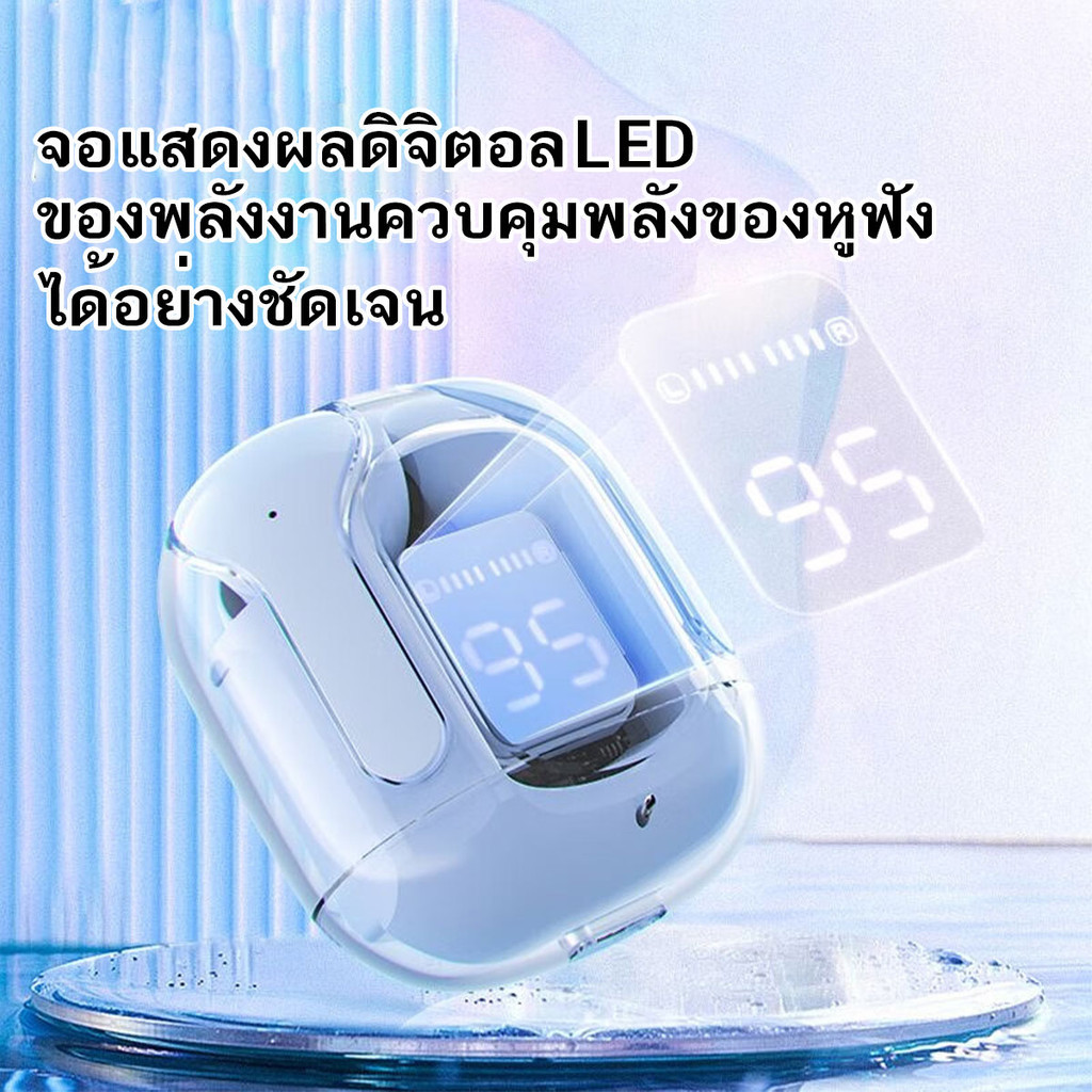 หูฟังบลูทูธไร้สาย หูฟังสำหรับเล่นเกม หูฟังลูทูธ หูฟังTWS กันน้ำ เสียงดีมากHIFI บลูทูธเวอร์ชัน5.3ล่าสุ