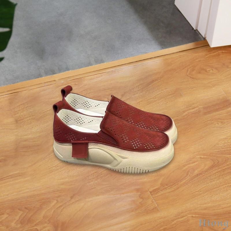 [Htong] รองเท้าผ้าใบผู้หญิงยางแต่เพียงผู้เดียวสบายสุภาพสตรี Girls Trainers