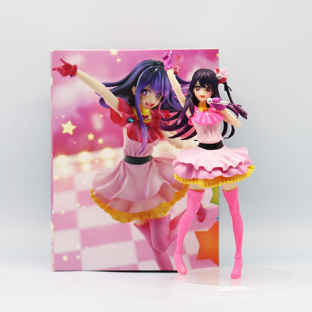 21 ซม.อะนิเมะ Oshi ไม่มี Ko Hoshino Ai Action Figure น่ารัก Kawaii สาว Series ตัวละครคอลเลกชันเครื่องประดับเดสก์ท็อปจอแสดงผลของขวัญของเล่น