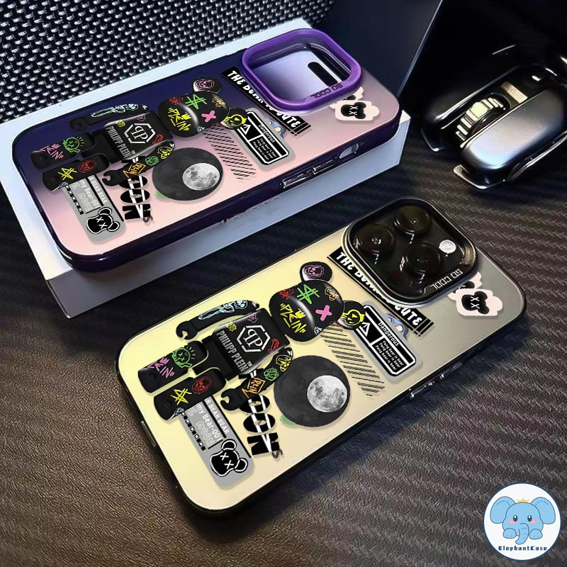 แบรนด์แฟชั่นหมีกรณีโทรศัพท์เข้ากันได้ เคสไอโฟน 13 11 15 Pro Max 12 14 Pro Max 7 Plus XR X XS Max 8 7 15 14 Plus SE 2020