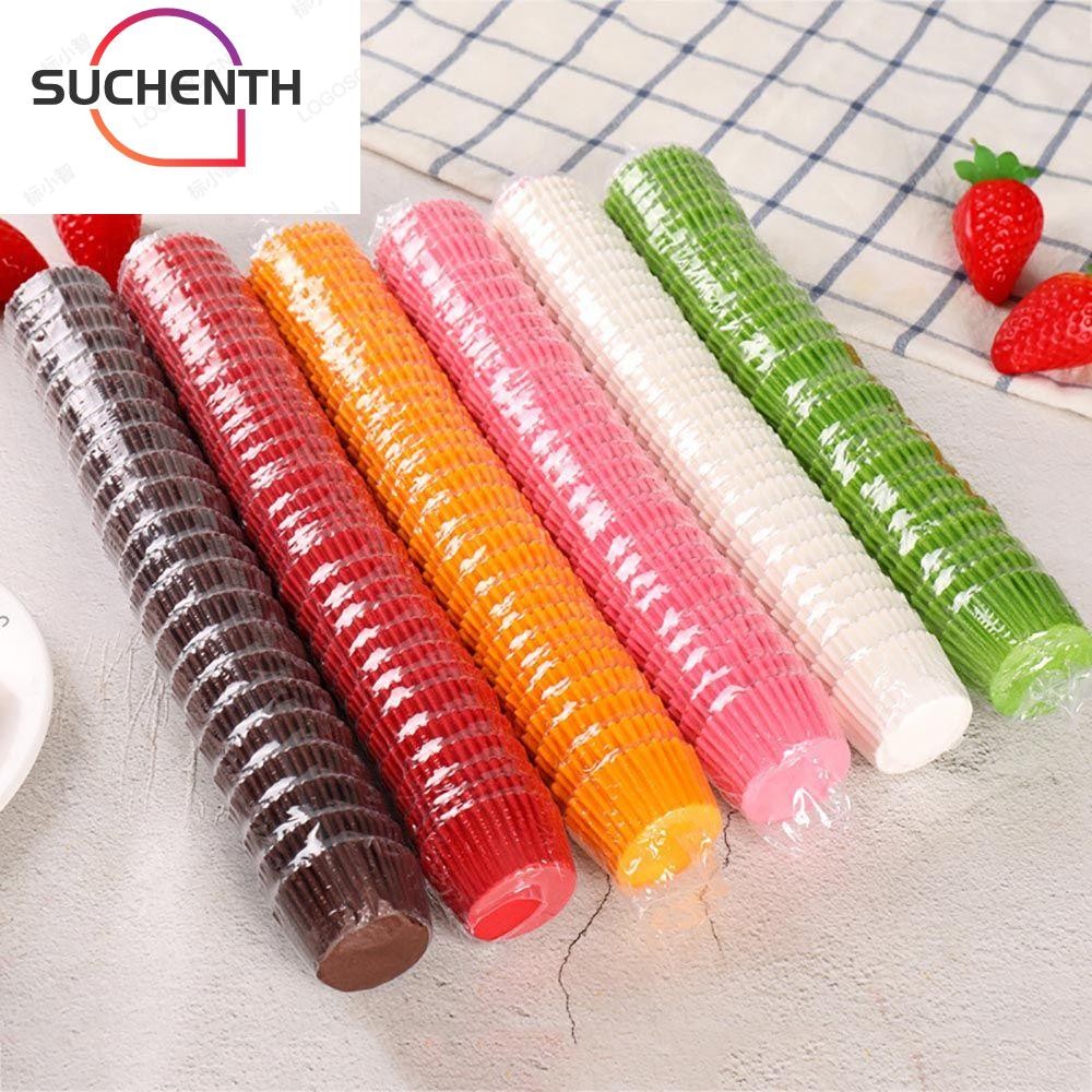 Suchenth 500/1000PCS ช็อกโกแลตกระดาษ Pastry เครื่องมือเค้ก Liner Baking ถ้วยถาด Cupcake Wrappers