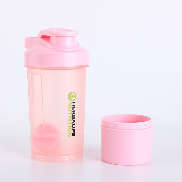 แก้วโปรตีนเชค แก้วเวย์โปรตีน ยิม Herbalife Shake Shake Shake ถ้วยน้ําแบบพกพาแฟชั่นพร้อมขนาดผงโปรตีนแ