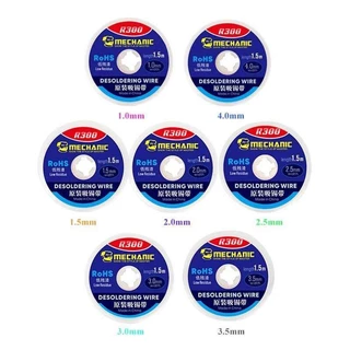 ลวดซับตะกั่ว แท้ MECHANIC R300 2015 ขนาด2.0มม 1515ขนาด1.5มม 2520ขนาด2.5มม(อันละ)