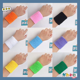 AOLIKES รุ่น 101 Sweatband ปลอกข้อมือผ้าฝ้าย ซับเหงื่อ