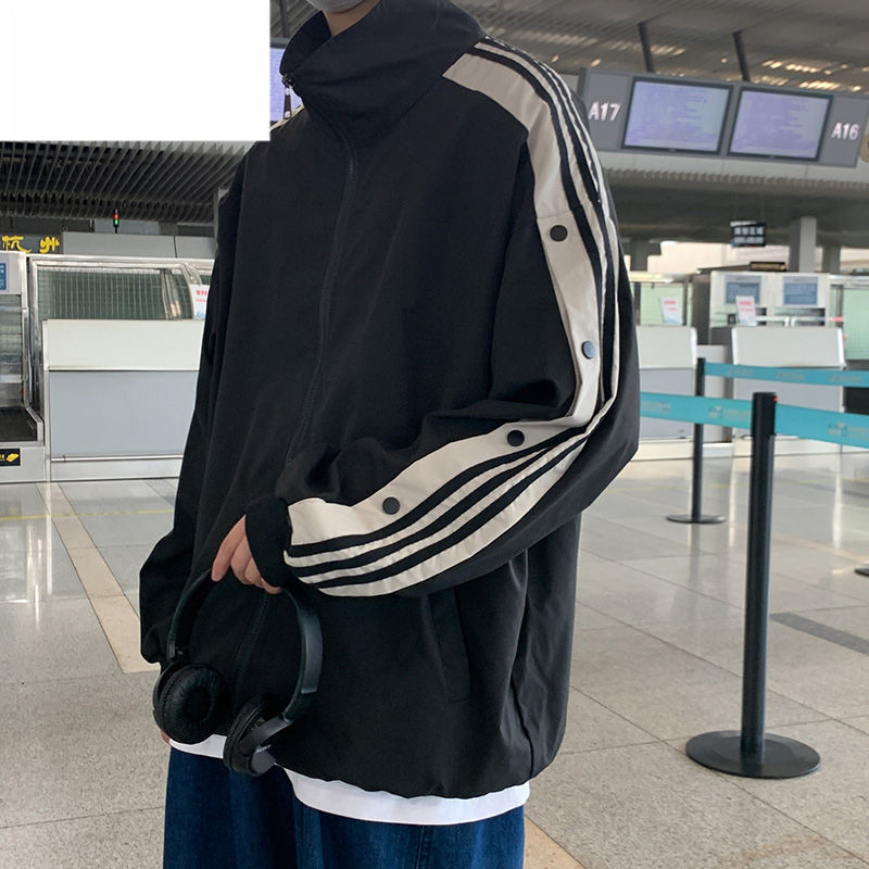 AUTU เสื้อโค้ทเสื้อโค้ทสำหรับผู้ชายสไตล์ไฮสตรีท INS แฟชั่นทรงหลวมแบบใหม่สำหรับฤดูใบไม้ผลิและฤดูใบไม้ร่วง
