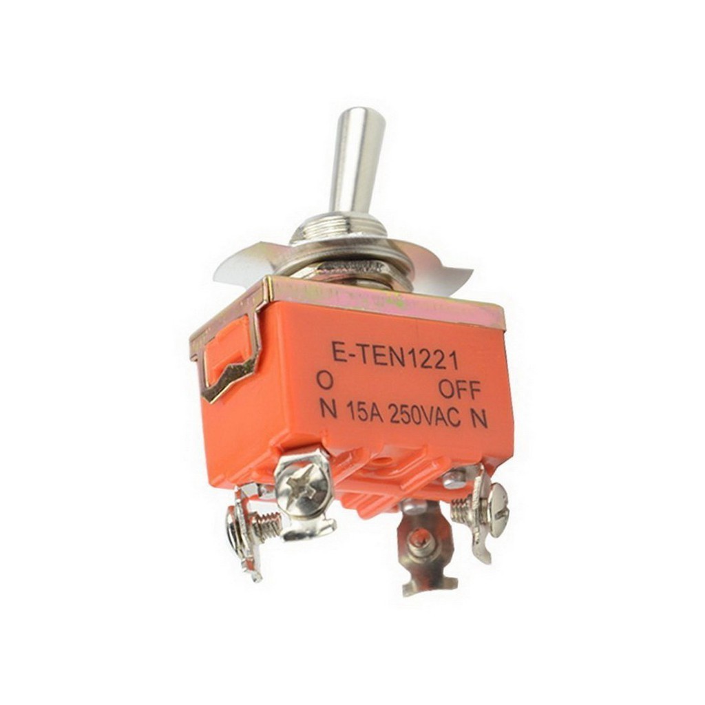 Toggle Switch สวิตซ์ E-TEN 1221 สวิตซ์โยก 4 ขา 15A 250V