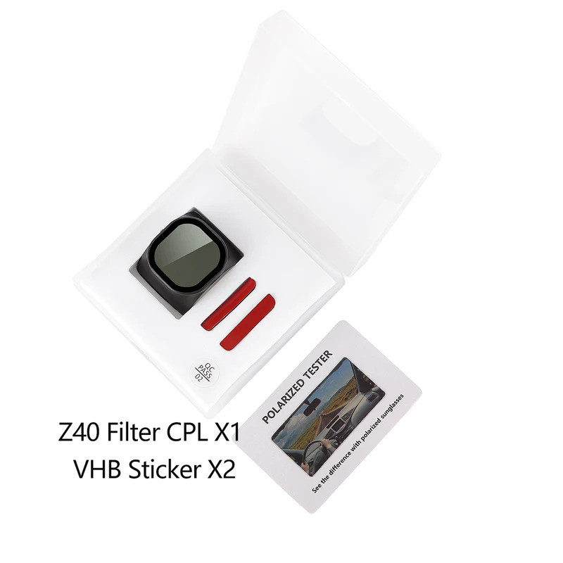 สําหรับ DDPAI Dash Cam Z40 ตัวกรอง CPL เลนส์ HD ป้องกันฝุ่น Anti Glare ตัวกรอง CPL