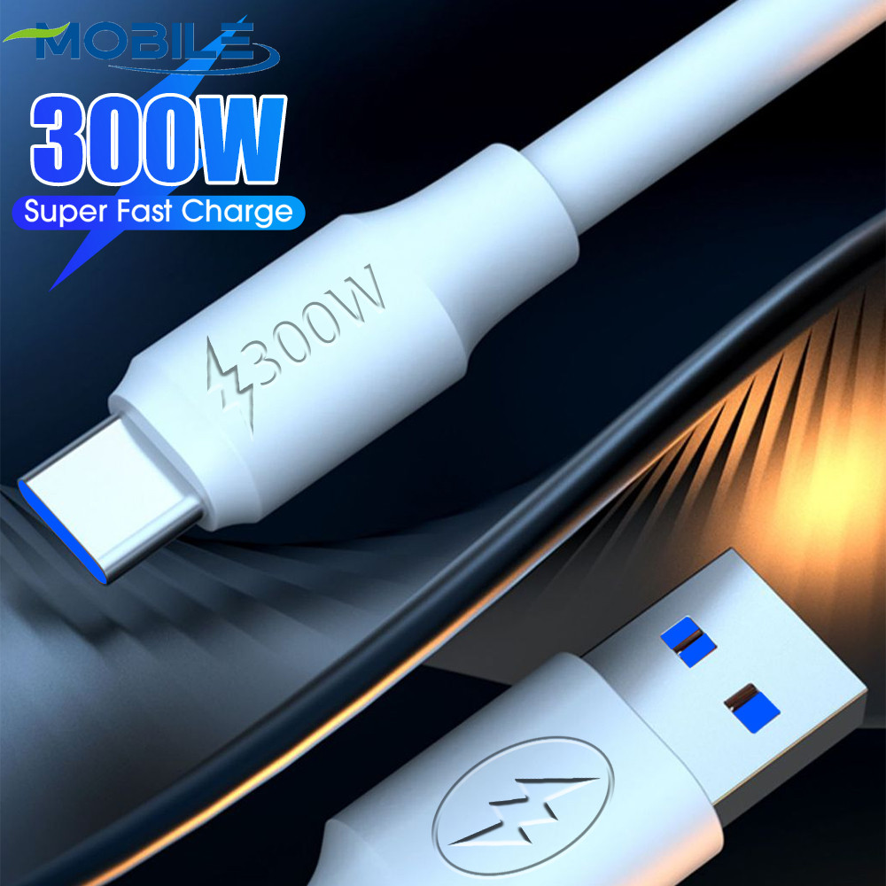 [ แนะนํา] สายชาร์จเร็ว 300W - สายพลังงานโทรศัพท์ตัวหนา - สายเคเบิลข้อมูล Android Type C - ขั้วต่อ USB C - การถ่ายโอนข้อมูลความเร็วสูง - สําหรับอุปกรณ์ Android