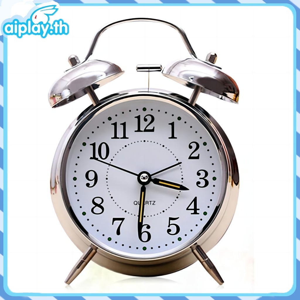 นาฬิกาปลุก นาฬิกาปลุกดัง นาฬิกาปลุกมีไฟ นาฬิกาตั้งโต๊ะ ส่องสว่าง นาฬิกา Alarm clock เสียงกระดิ่ง นาฬิกาปลุก รุ่น คลา