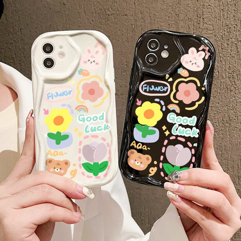 For Xiaomi Redmi 13C 12C 10 9A 9C 10C Note 10 11 12 8 9 8T ProMax Mi 13T 11 Lite Poco X3 X5 C55 C65 เคสซิลิโคนลายการ์ตูน