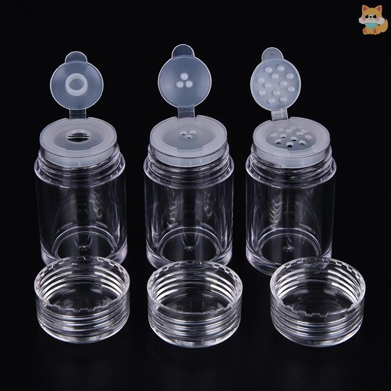 [VI] 1 PC 10ml Empry เครื่องสําอาง Sifter แป้งฝุ่น Jars คอนเทนเนอร์ฝาเกลียว DIY แต่งหน้า TH