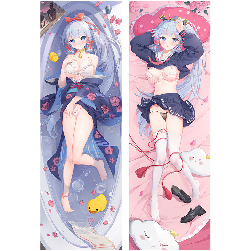 Genshin Impact Kamisato Ayaka เซ็กซี่ Dakimakura หมอน Dakimakura Body โยนเบาะปลอกหมอนสองด้าน