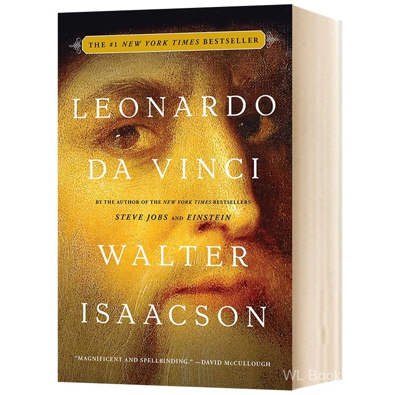 Leonardo Da Vinci ชีวประวัติของ Leonardo da Vinci หนังสือต้นฉบับภาษาอังกฤษชีวประวัติ Bill Gates