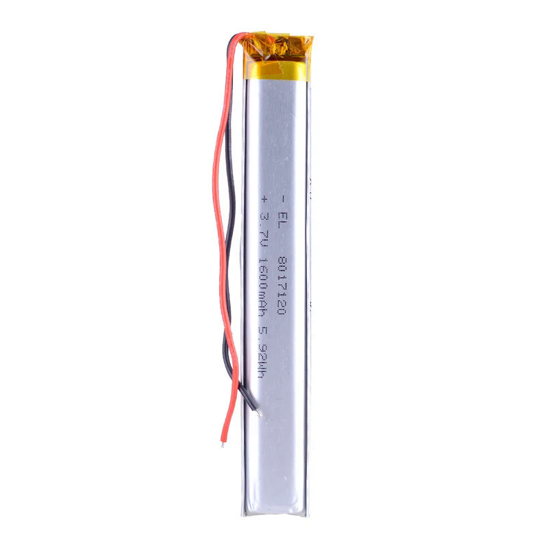 8017120 3.7V 1600mAh Lithium Polymer Rechargeable Battery lipo cellS For E-book power bank DIY Table
