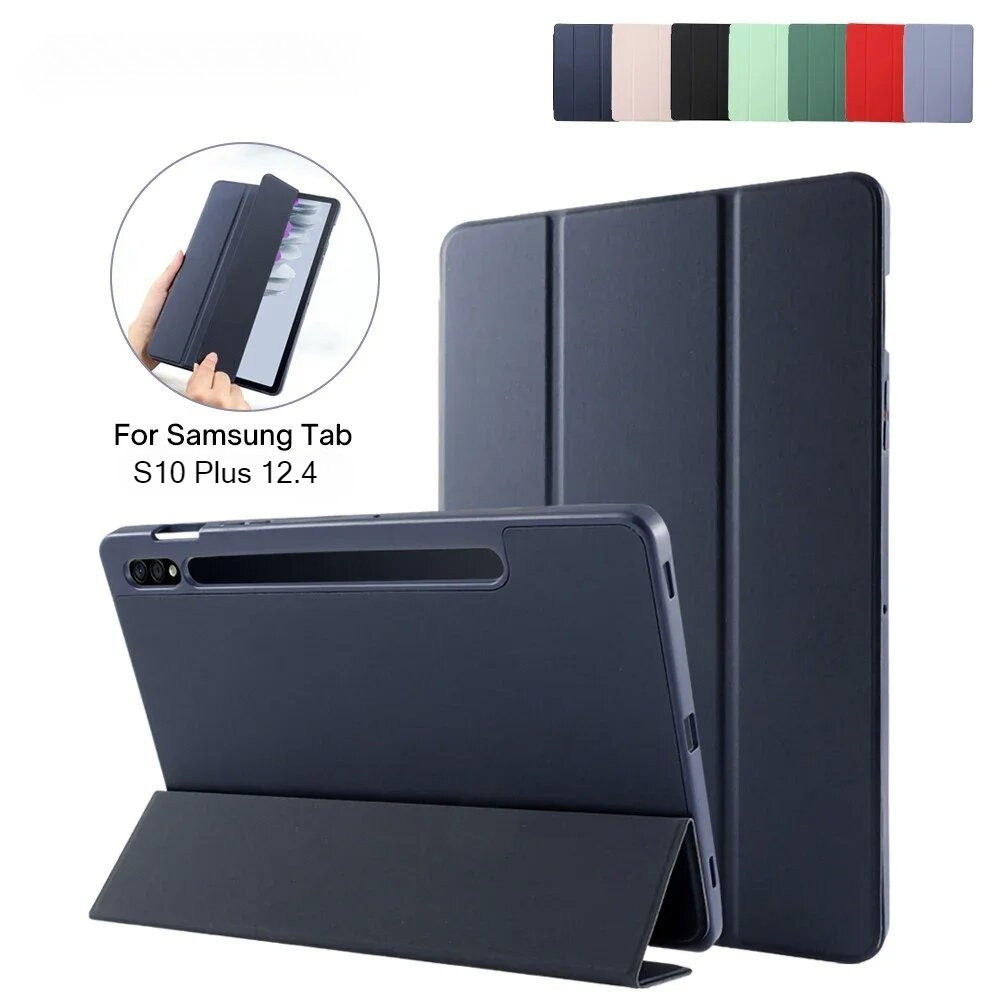 SAMSUNG สําหรับsamsung Galaxy Tab S10 Plus 12.4 " 2024 SM-X826B SM-X820Nกรณีซิลิโคนแท็บเล็ตสําหรับSa