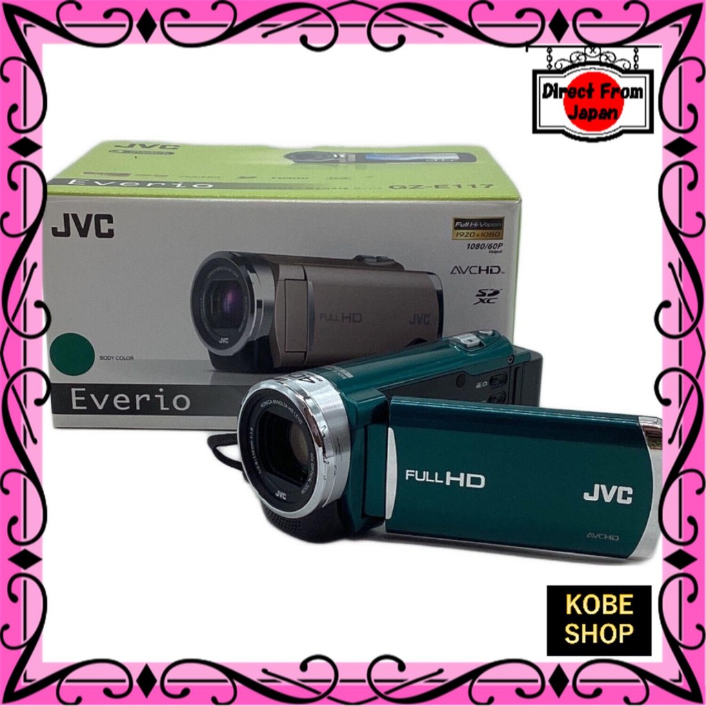 【ส่งตรงจากญี่ปุ่น】 กล้องวีดีโอดิจิตอล JVC Everio GZ-E117 【สินค้ามือสอง】