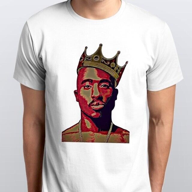 เสื้อยืดสั่งทํา Tupac Shakur 2Pac Rapper Music Hip Hop R&B Vintage Tee