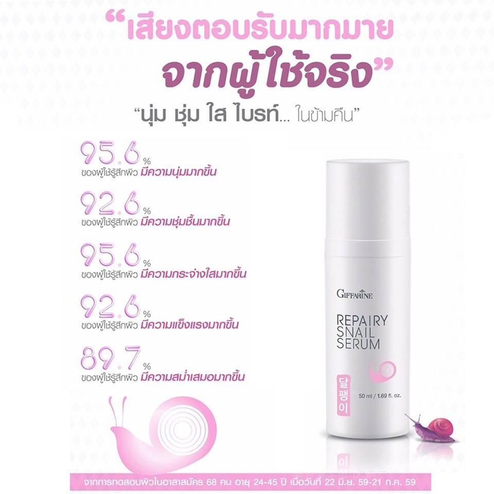 ถูกดีรีแพรี่ สเนล ซีรั่ม กิฟฟารีน GIFFARINE REPAIRY SNIAL SERUM
