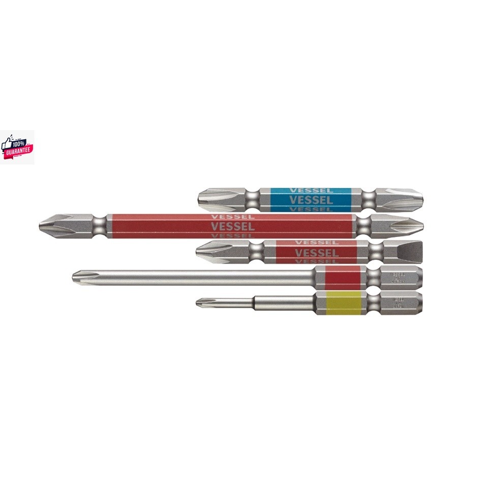 Vessel ชุดดอกไขควงคละไซส์ 5 ดอก GS5P-01 Made in Japan