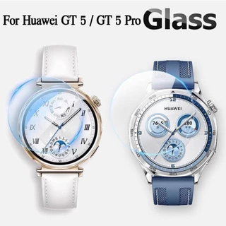 9H กระจกนิรภัยสําหรับ Huawei นาฬิกา GT 7/6 Pro 46 มม.41 มม.1/5 ชิ้นป้องกันหน้าจอ HD กระจกนิรภัย Anti-scratch ฟิล์มสําหรับ GT5/4/GT Runner2 ฟิล์ม