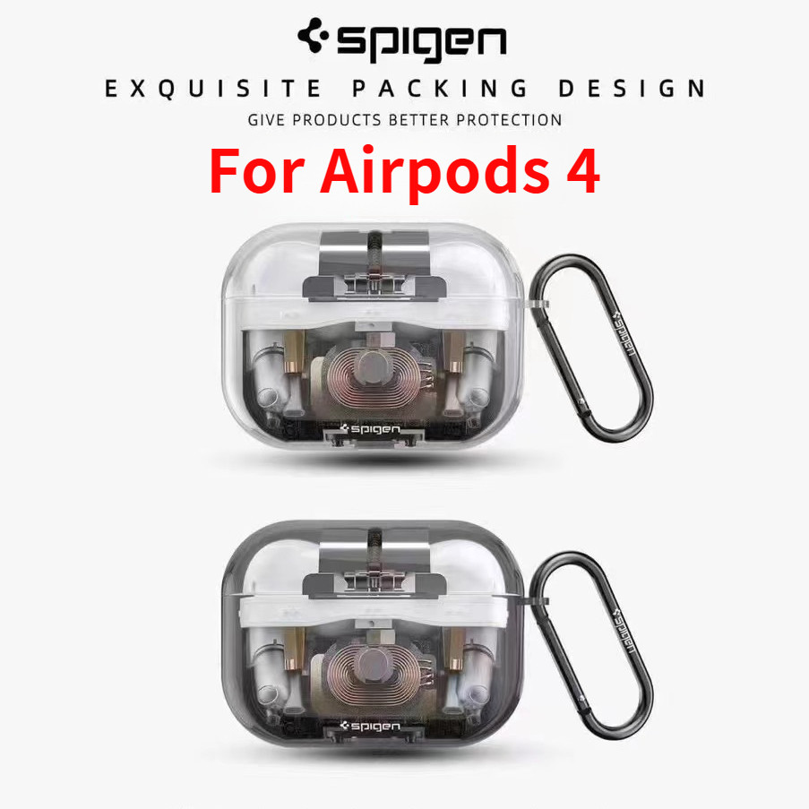 SGP สำหรับ airpods4 Pro 2กรณีหรูหรา3D เทคโนโลยีหูฟังกรณีสำหรับ airpods 1 2 3 Pro ชาร์จกล่องซิลิโคนอ่อนนุ่มกรณีสำหรับ airpods Pro